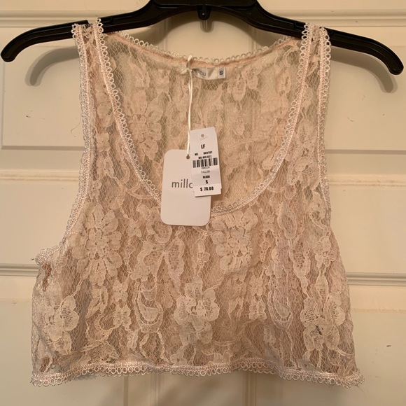 Millau Lace Crop Top - Picture 2 of 5